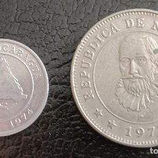 Monedas antiguas de América: LOTE 2 MONEDAS NICARAGUA. Lote 314079568