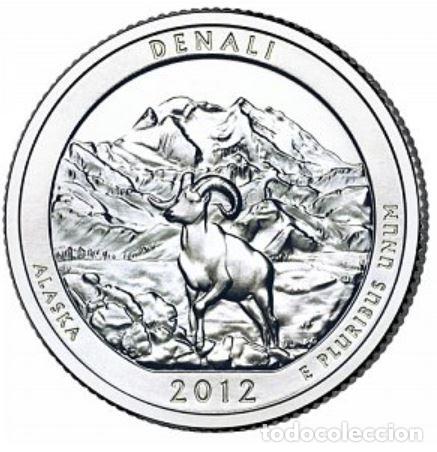 Monedas antiguas de Am&eacute;rica: QUARTER DOLAR USA 2012 - CECA D - DENALI - ALASKA - SIN CIRCULAR