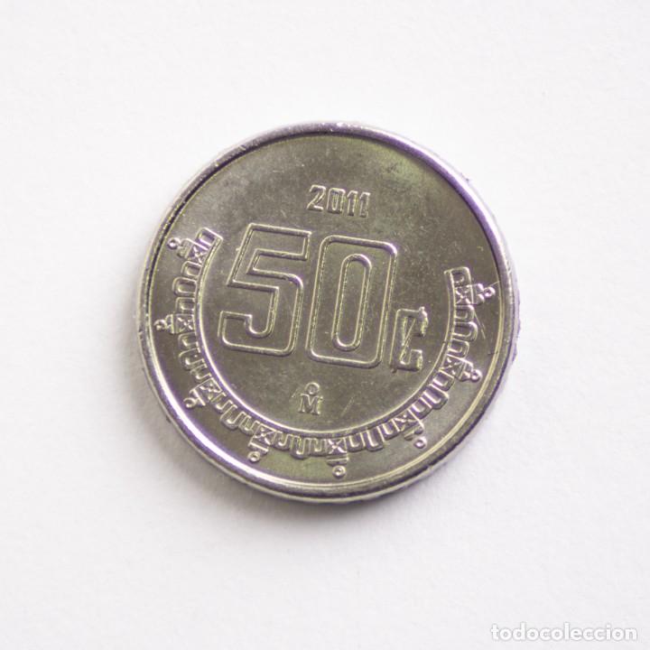 Monedas antiguas de Am&eacute;rica: 50 centavos 2011 M&eacute;xico EBC - Foto 2