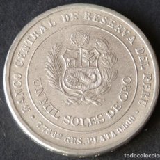 Monedas antiguas de América: MONEDA MIL SOLES DE ORO 1979 REPUBLICA DEL PERU. Lote 316408543
