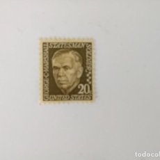 Monedas antiguas de América: SELLO USA MARSHALL DE 20 CENTAVOS 1967