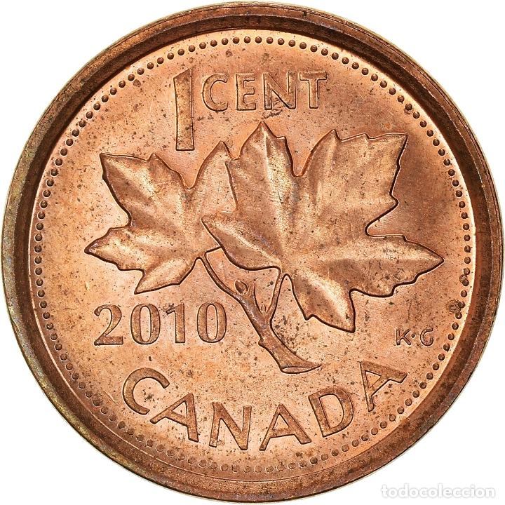 Monedas antiguas de Am&eacute;rica: [#931555] Moneda, Canad&aacute;, Cent, 2010 - Foto 2