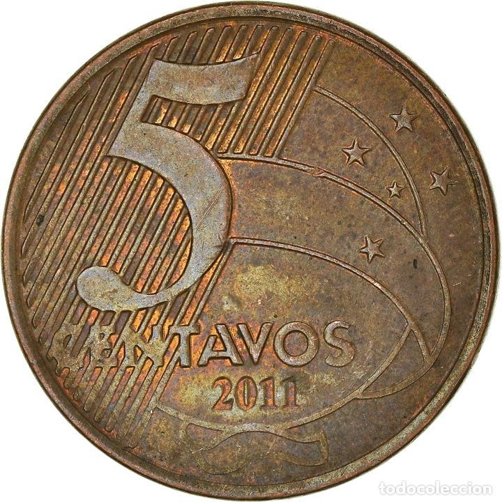 Monedas antiguas de Am&eacute;rica: [#931672] Moneda, Brasil, 5 Centavos, 2011 - Foto 2