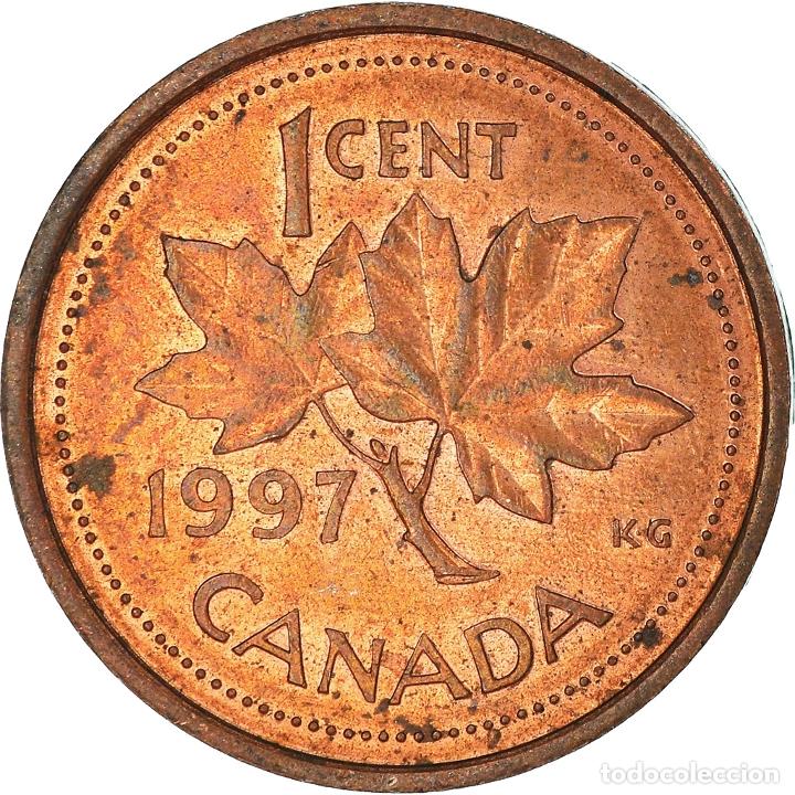 Monedas antiguas de Am&eacute;rica: [#931297] Moneda, Canad&aacute;, Cent, 1997 - Foto 2