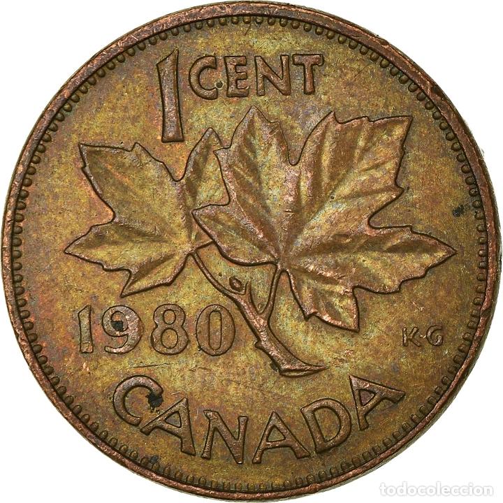 Monedas antiguas de Am&eacute;rica: [#931904] Moneda, Canad&aacute;, Cent, 1980 - Foto 2