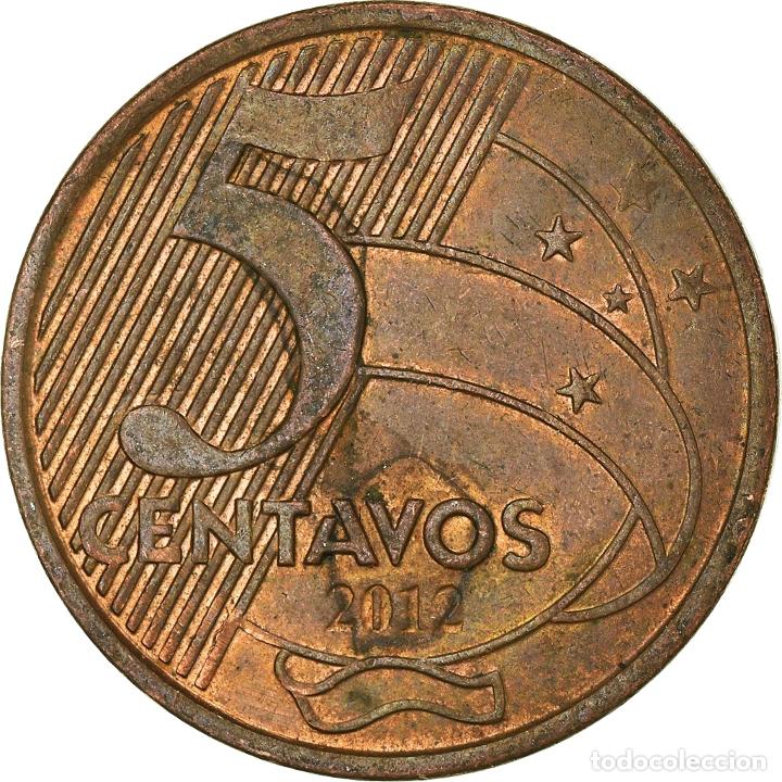 Monedas antiguas de Am&eacute;rica: [#931995] Moneda, Brasil, 5 Centavos, 2012 - Foto 2