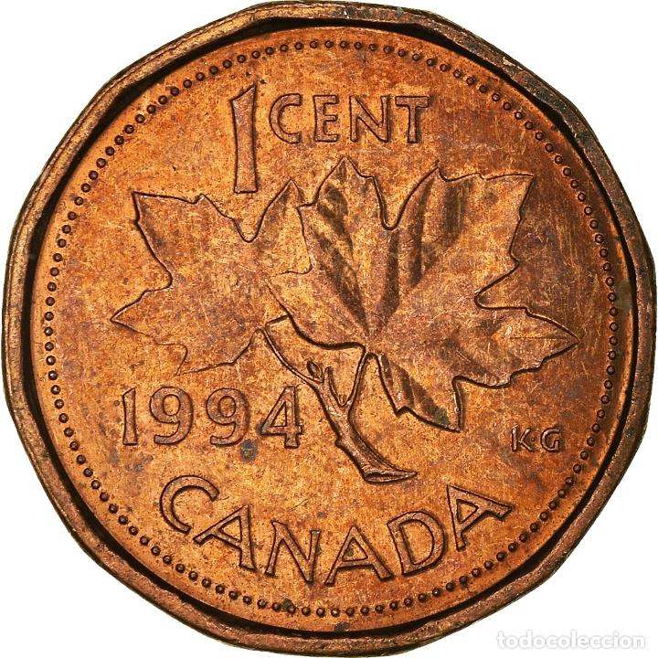 Monedas antiguas de Am&eacute;rica: [#932491] Moneda, Canad&aacute;, Cent, 1994 - Foto 2