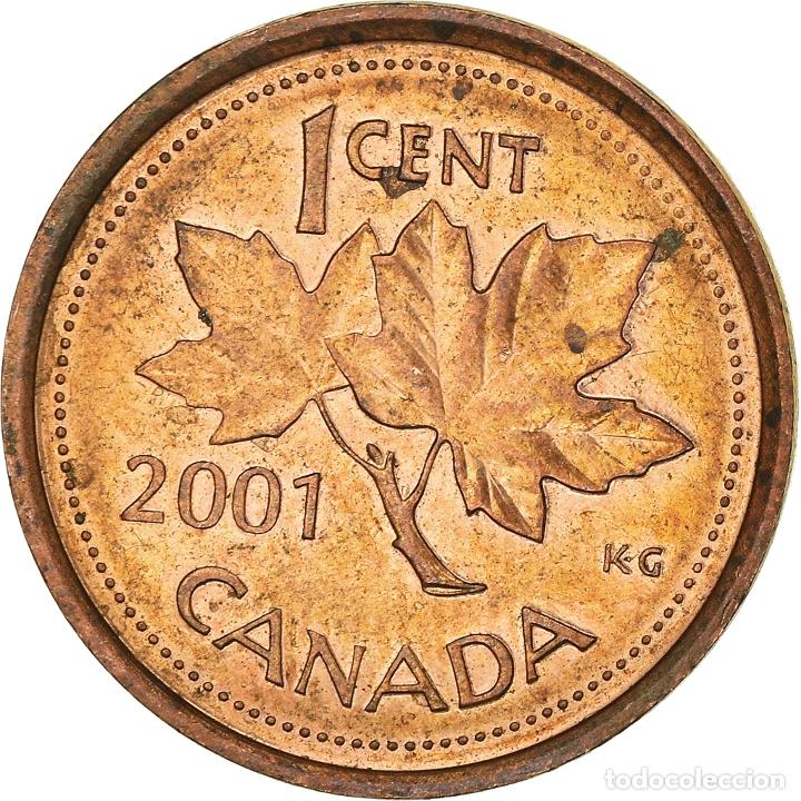 Monedas antiguas de Am&eacute;rica: [#932165] Moneda, Canad&aacute;, Cent, 2001 - Foto 2