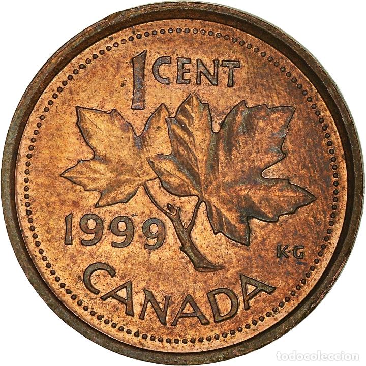 Monedas antiguas de Am&eacute;rica: [#932694] Moneda, Canad&aacute;, Cent, 1999 - Foto 2
