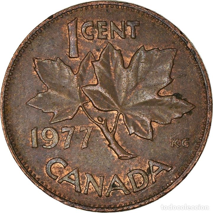 Monedas antiguas de Am&eacute;rica: [#933101] Moneda, Canad&aacute;, Cent, 1977 - Foto 2