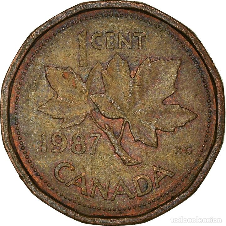 Monedas antiguas de Am&eacute;rica: [#932451] Moneda, Canad&aacute;, Cent, 1987 - Foto 2