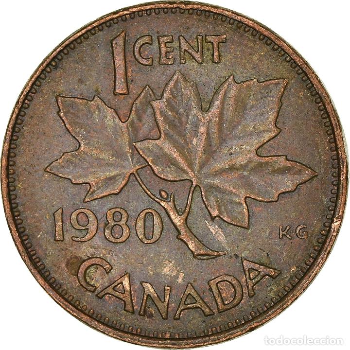 Monedas antiguas de Am&eacute;rica: [#932644] Moneda, Canad&aacute;, Cent, 1980 - Foto 2