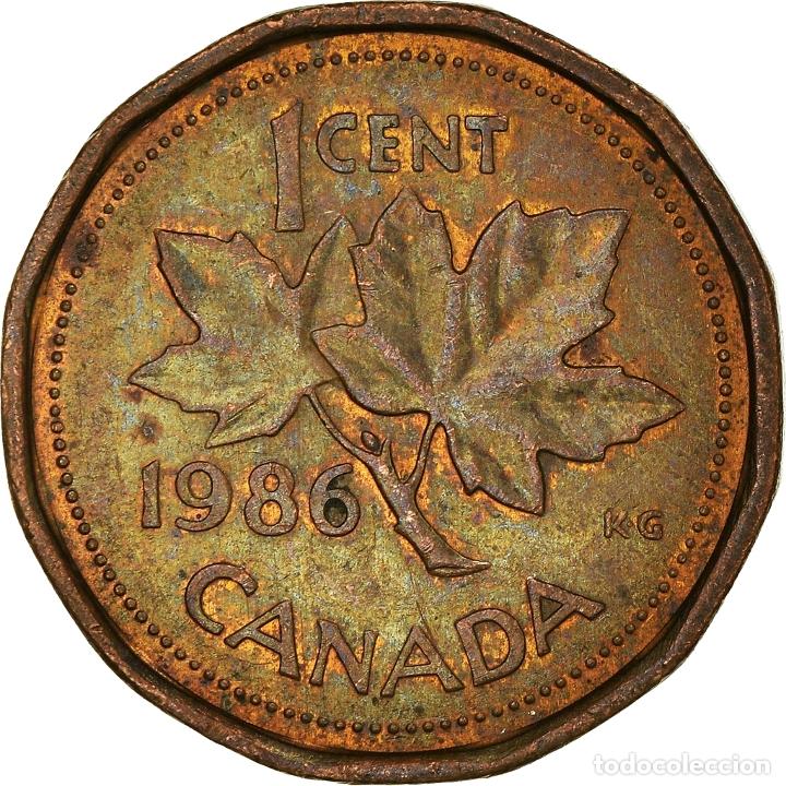 Monedas antiguas de Am&eacute;rica: [#932651] Moneda, Canad&aacute;, Cent, 1986 - Foto 2