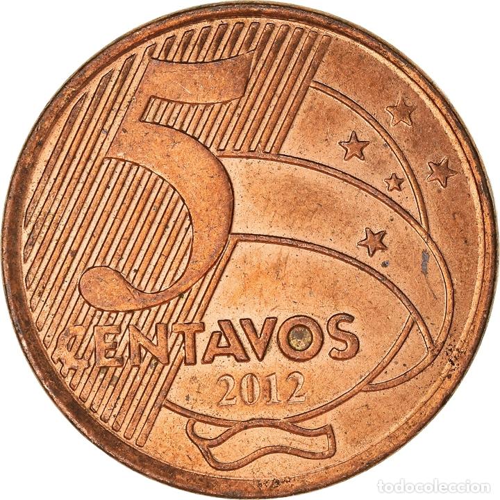 Monedas antiguas de Am&eacute;rica: [#932798] Moneda, Brasil, 5 Centavos, 2012 - Foto 2