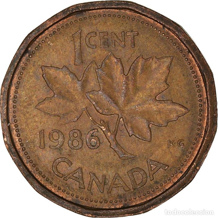 Monedas antiguas de Am&eacute;rica: [#932939] Moneda, Canad&aacute;, Cent, 1986 - Foto 2