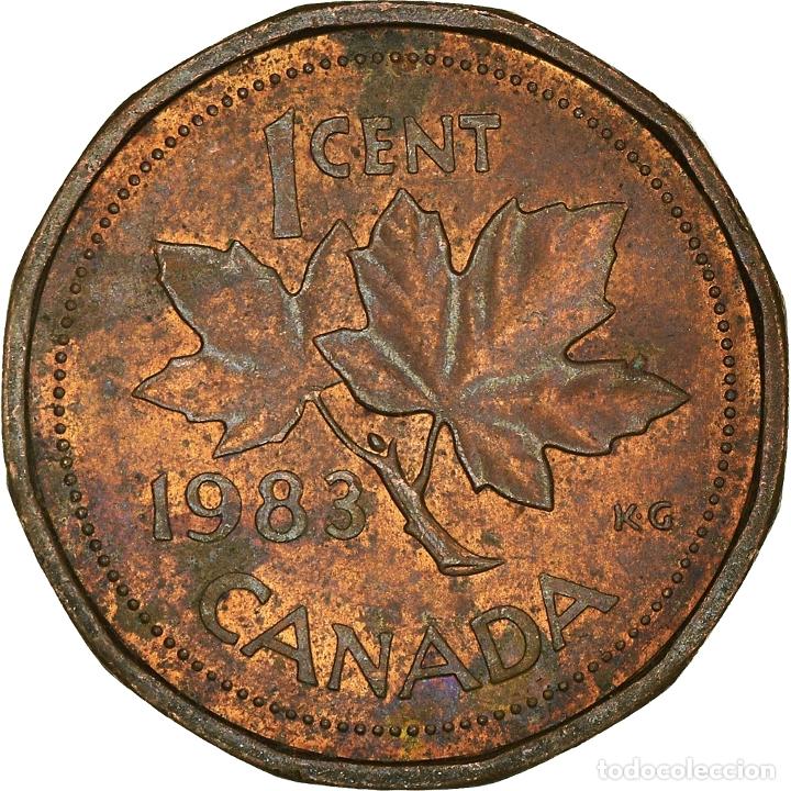 Monedas antiguas de Am&eacute;rica: [#932687] Moneda, Canad&aacute;, Cent, 1983 - Foto 2