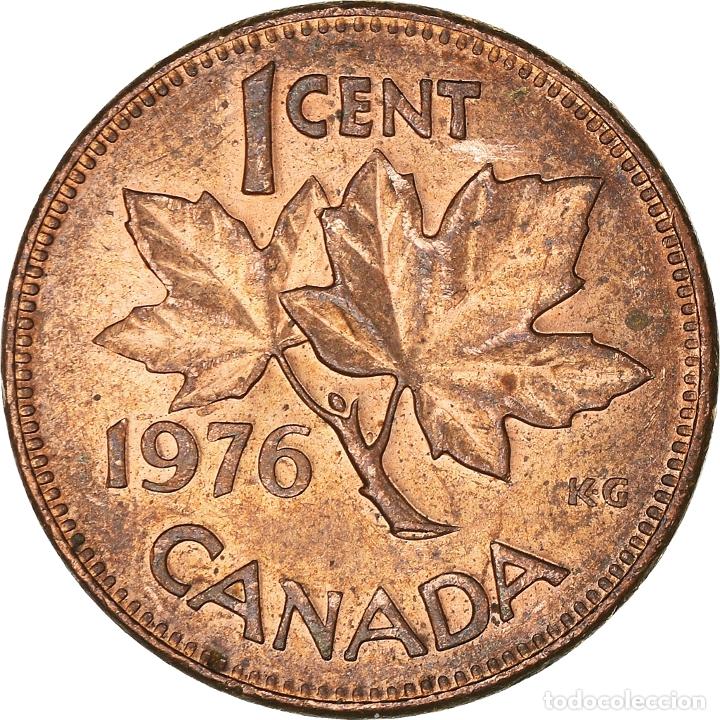 Monedas antiguas de Am&eacute;rica: [#933012] Moneda, Canad&aacute;, Cent, 1976 - Foto 2