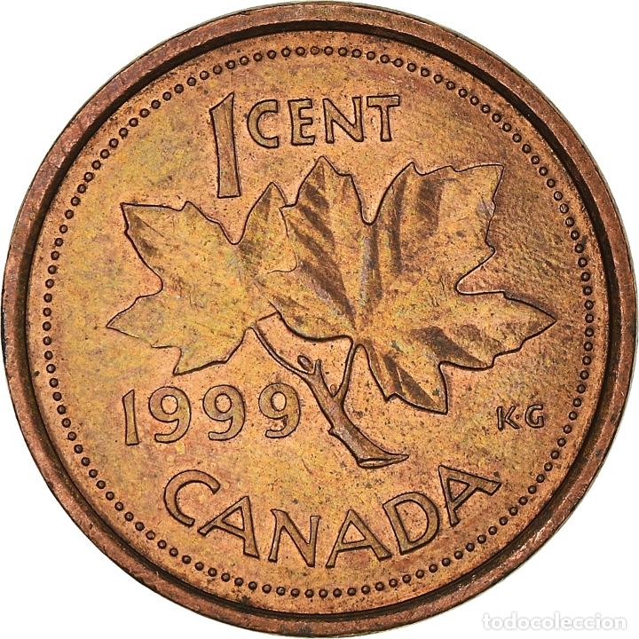Monedas antiguas de Am&eacute;rica: [#933267] Moneda, Canad&aacute;, Cent, 1999 - Foto 2