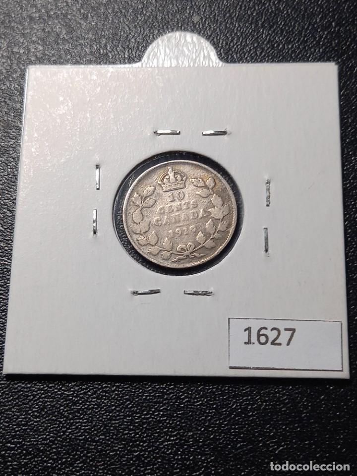 Monedas antiguas de Am&eacute;rica: Canad&aacute; 10 centavos 1919 - Foto 2