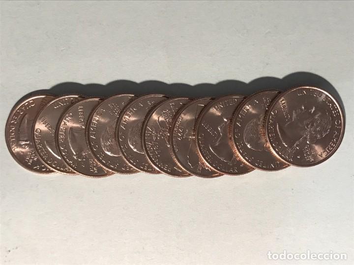 Lote 10 Monedas 25 Cent Quarter 1999 P Pensilva Vendido En Subasta 