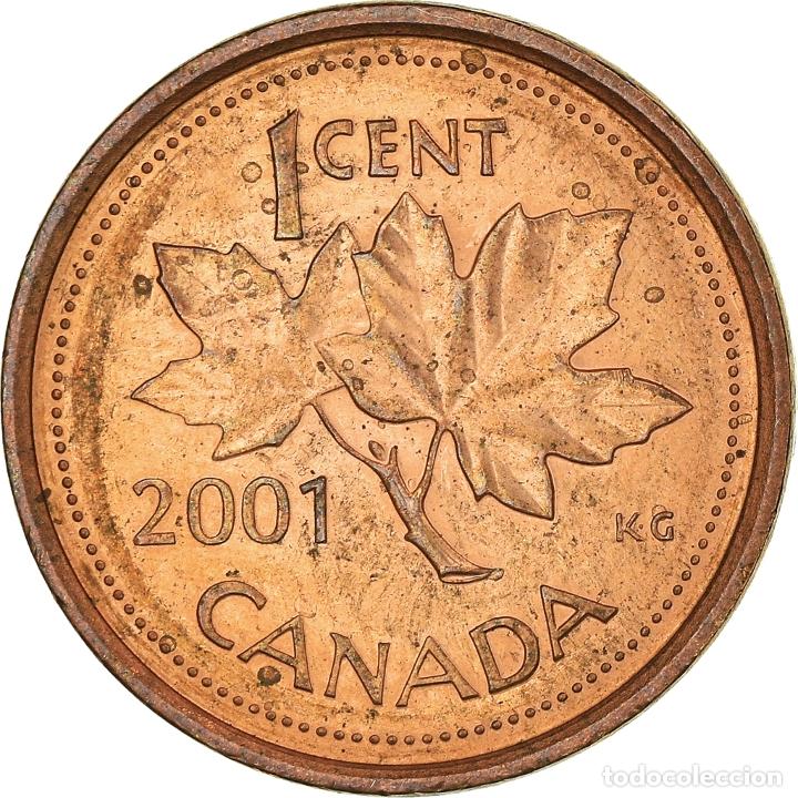 Monedas antiguas de Am&eacute;rica: [#932287] Moneda, Canad&aacute;, Cent, 2001 - Foto 2