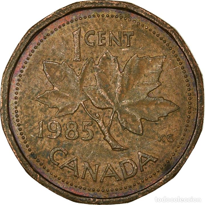 Monedas antiguas de Am&eacute;rica: [#931890] Moneda, Canad&aacute;, Cent, 1985 - Foto 2