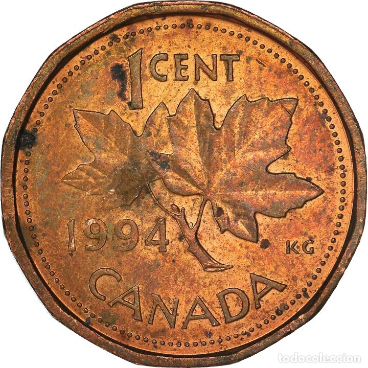Monedas antiguas de Am&eacute;rica: [#963009] Moneda, Canad&aacute;, Cent, 1994 - Foto 2