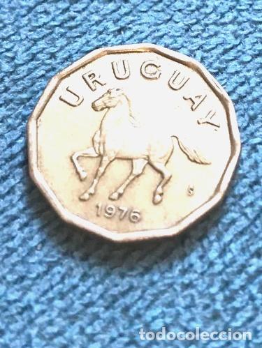Monedas antiguas de Am&eacute;rica: 10 centesimos 1976 uruguay - Foto 1
