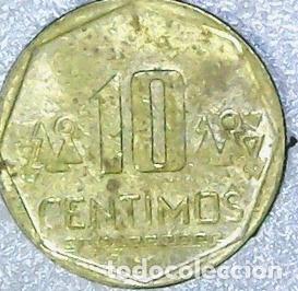 Monedas antiguas de Am&eacute;rica: peru moneda 10 centimos 2009 km 3054 - Foto 1