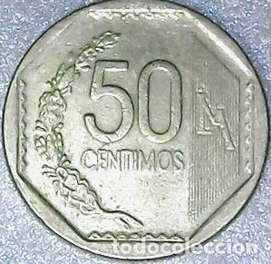 Monedas antiguas de Am&eacute;rica: peru moneda 50 centavos 2009 km 3074 - Foto 1