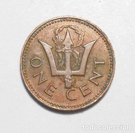 Monedas antiguas de Am&eacute;rica: barbados moneda de 1 cent de dolar 1973 km10 - Foto 1