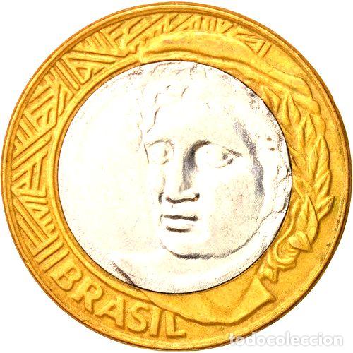 Monedas antiguas de Am&eacute;rica: brasil 1 real 2009 - Foto 1