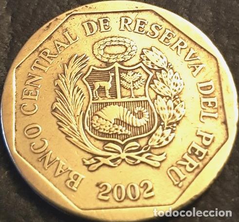 Monedas antiguas de Am&eacute;rica: peru moneda de 20 centimos del ano 2002 - Foto 1