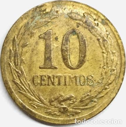 Monedas antiguas de Am&eacute;rica: moneda 10 centimos paraguay 1944 - Foto 1