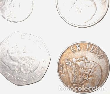 Monedas antiguas de Am&eacute;rica: 4 monedas de mexico - Foto 1