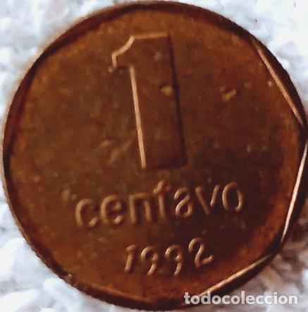 Monedas antiguas de Am&eacute;rica: moneda de 1 centavo argentina 1992 - Foto 1