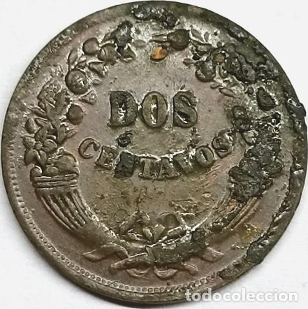 Monedas antiguas de Am&eacute;rica: moneda 2 centavos peru 1944 - Foto 1