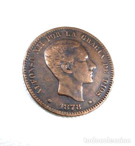 Monedas antiguas de Am&eacute;rica: moneda espana 10 centimos ano 1878 - Foto 1