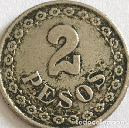 Monedas antiguas de Am&eacute;rica: moneda 2 pesos paraguay 1925 - Foto 1