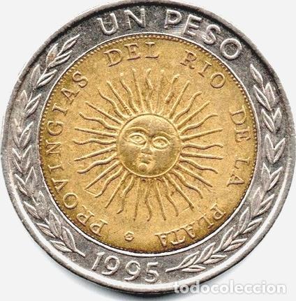 Monedas antiguas de Am&eacute;rica: moneda de un peso argentina con error - Foto 1