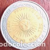 Monedas antiguas de Am&eacute;rica: moneda argentina de 1 con error provingia - Foto 1
