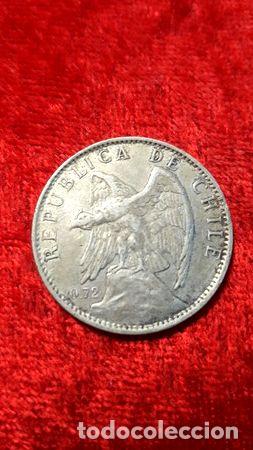 Monedas antiguas de Am&eacute;rica: moneda chile ano 1917 cod 31918 - Foto 1