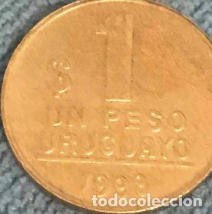 Monedas antiguas de Am&eacute;rica: 1 peso 1998 uruguay - Foto 1
