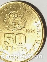Monedas antiguas de Am&eacute;rica: 50 centavos unicef 1946 - Foto 1
