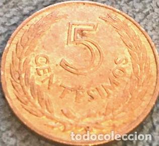 Monedas antiguas de Am&eacute;rica: 5 centesimos 1960 uruguay - Foto 1