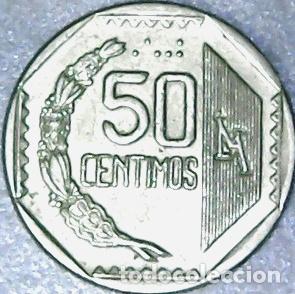 Monedas antiguas de Am&eacute;rica: peru moneda 50 centavos 1992 km 3071 - Foto 1