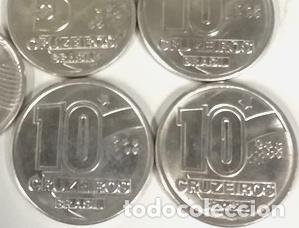Monedas antiguas de Am&eacute;rica: monedas brasil varias - Foto 1