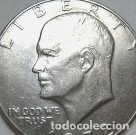 Monedas antiguas de Am&eacute;rica: moneda de 1 dolar eeuu 1972 eisenhower - Foto 1