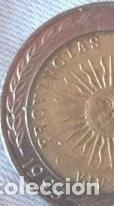 Monedas antiguas de Am&eacute;rica: moneda argentina 1995 error de tipeo - Foto 1