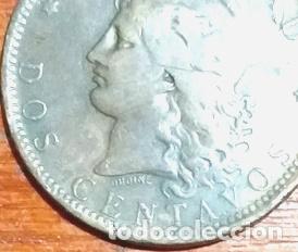 Monedas antiguas de Am&eacute;rica: moneda argentina 2 centavos 1884 - Foto 1